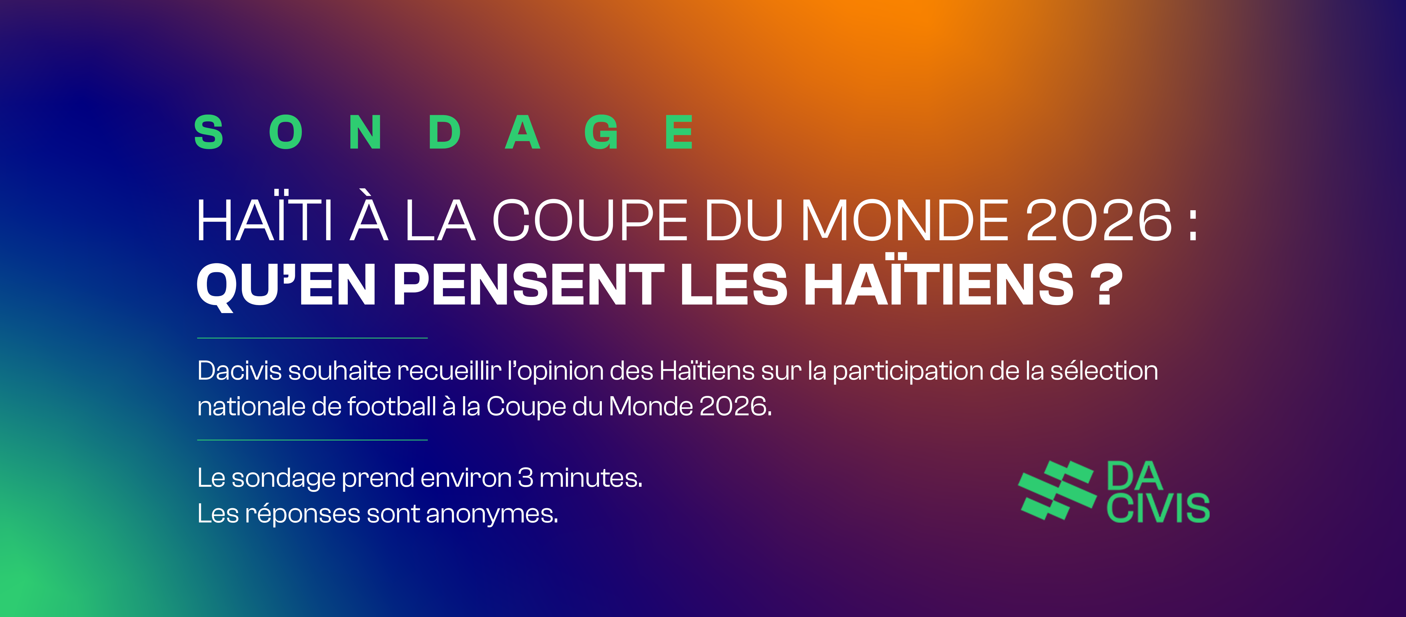 Haïti à la Coupe du Monde 2026 : qu'en pensent les Haïtiens ?